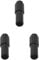 Mealoodiousmusea 3 set Bike Front Rear Derailleur Screw Brake Cable Adjuster Bike Accessory Black