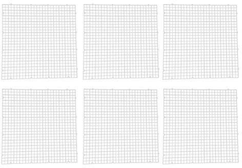 Ejoyous 6Pcs Aquarium Trennwand, Aquarium Tank Grid Fisch Tank Teiler Aquarium-Trenngitter Aquarium Fisch Tank Isolierung um Verschiedene Fische zu halten (30 * 30CM)