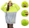 Plüschtier Sesamstraße Oscar The Grouch Kuscheldecke für Erwachsene - Wendedecke Hoodie Kissen - Erwachsene tragbare Decke Hoodie - Übergroße Decke Hoodie für Männer und Frauen