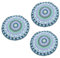 LIFKOME 3 Stück 59 Badehandtuch Indische Stranddecke Indisches Strandtuch Indische Mandala-stranddecke Runde Stranddecke Indien Runden