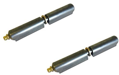 Lot de 2 charnières de 10,2 cm pour fumoir de barbecue 10,2 cm Charnières de poêle à souder sur la fosse