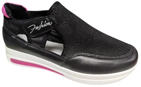 CCOOfhhc Leichte Sportschuhe Damen Slipper Outdoor Für Training Basketball Straßenlaufschuhe Retro Sportlich Flache Athletisch Fitnessschuhe Slip-On Halbschuhe Herbst Sportschuhe Laufschuhe