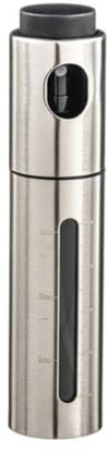 DAMDAM GO Aceitera de Spray 100ml Cristal, Aceitera Para Cocina Acero Inox, Para Ensalada, Barbacoa, Hornear en la Cocina (ACEITERA SPRAY - 100ml)