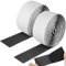 Klettverschluss Selbstklebend Breit, 50mm x 5M Extra Klettband Selbstklebend Eextra Stark, Schwarz Doppelseitiges Klebeklett für DIY Projekt,Party Decoration, Innenbereich oder Autos Decoration