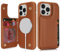 SailorTech for iPhone 13 Pro Case with Credit Card Holder Magsafe, iPhone 13 Pro Phone Leather Case for Women Compatible mag safe Card Slots Durable Shockproof Wallet Case - Brown