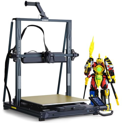 ELEGOO Neptune 4 Max 3D Drucker, 500mm/s Hochgeschwindigkeits 3D Printer mit Hochtemperaturdüse, Automatischer Nivellierung und Direktantriebsextruder, 420x420x480mm Druckformat