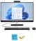 HP All-in-One 27-cr1096t PC: Windows 11 Home | Intel® Core™ Ultra 7 Processor | Intel® Iris® Xᶱ Graphics | 16 GB RAM | 512 GB SSD | 27 diagonal FHD Touch Display | Jet Black