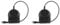 SUNGOOYUE 2 PCS Crystal Headset Telephone Training Box Splitter Adapter Volume Control Intelligent Sound Closed