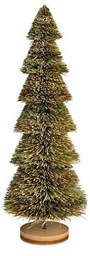 Aufsteller Tannenbaum grün Baum aus Holz - 48 cm hoch Weihnachtsdeko Weihnachten Deko klassisch Landhausdeko