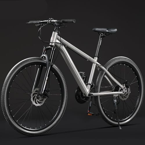 26 Zoll Mountainbike 17,5 Zoll Mountainbike Mit Carbonstahlrahmen 30 Gänge Mit Doppelscheibenbremsen für Männer und Frauen Über 15 Jahre A,24 inch 21 Speed