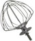 1 pezzo di frusta for uova in acciaio inossidabile, compatibile con KENWOOD, KMX752, KMX750, KMX754, accessori for macchine Chef