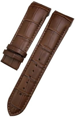 LMPVPDGADZ 22mm 23mm 24mm Leder Armband Fit for Tissot 1853 Couturier T035 T035627 T035410 Schwarz Braun Uhr Armband werkzeuge(Brown,22mm)