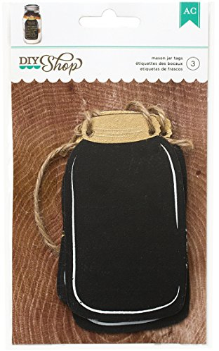 American Crafts DIY2 Chalkboard Mason Jar Tags