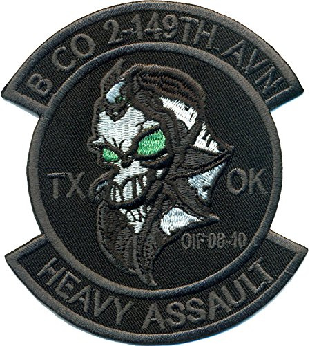 Heavy Assault zny-bco 2–149th AVN XO OK Military Special Force Badges Patch insigne