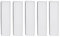 Haobase 5Pcs Nail Buffer Block , White Buffer Sanding Block,120 Grit Professional Salon Nail Buffer Block for Gel Nails