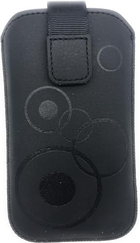 Handy Tasche Schutz Hülle Gürtel Tasche Slim Case schwarz für Nokia 6310 (2021), Nokia 6300 4G, Apple iPhone 6s 7 8