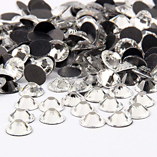 Crystal Hotfix Rhinestone,Machine Cut Stone 1440pcs/pkg (Crystal,SS10,3mm)