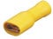 UKCable-Ties Pack of 50 Fully Insulated Female Spade Terminals Blue Red Yellow - Premium Pre-Insulated Crimp Terminals (9.5mm, Yellow)