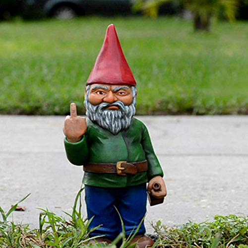 Nain de jardin en résine - Décoration amusante - Nain de jardin - Décoration de jardin