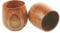 JZK Juego de 2 tazas de madera natural para café, cerveza, té, zumo, leche