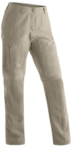 Maier Sports Nicole, Damen Wanderhose, Wasserabweisende Outdoorhose | Für Trekking und Hiking, Dryprotec für schnelles Trocknen, Zipp-off-Funktion, Perfekt für das ganze Jahr
