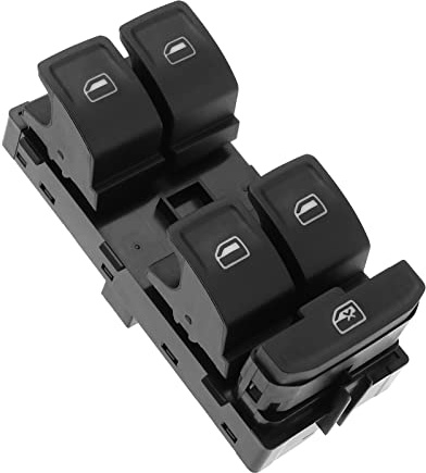 ECSiNG Reemplazo del Interruptor de La Ventana Eléctrica de 10 Pines 5E0959857 5ED959857 Compatible con Skoda Octavia 2013-2017 Compatible con Skoda Fabia 2015-on Interruptor de Ventana de Automóvil