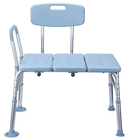 UISEBRT Asiento de bañera para personas mayores, altura ajustable, silla de ducha para bañera, taburete de ducha con respaldo y reposabrazos, antideslizante, ayuda de entrada hasta 150 kg
