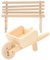 Toyvian 1 Satz Puppenhausdekoration Zubehör Für Miniaturpuppenhäuser Puppenhausbank Miniatur-stuhlmodell Miniaturszenenmodelle Mini-gartenbank Mini-parkbank Schreibtisch Märchengarten Holz
