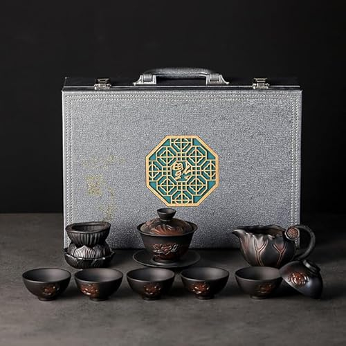 umsl Lila Keramik Teeservice Kung Fu Tee Set Yunnan Rohmine Lila Keramik Büro Geschäft Geschenk