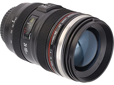 Camera Lens Coffee Mug, 400ML Camera Lens Coffee Mug Stainless Steel 400ML Camera Lens Water Cup Unique Idea for Photographers