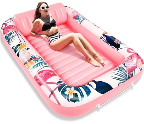 Subtail Colchoneta Piscina - Hinchables para Piscina - Flotadores Piscina - Colchonetas Inflables Piscina Adultos - Colchoneta Playa - Colchon Hinchables Inflables Adecuada para Piscina de Playa