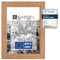 CABBEL Cadre photo DIN A5-15x21 cm, Chêne, cadre stable en bois MDF, verre plexi incassable, à suspendre & à poser, idéal pour photos/images/collage
