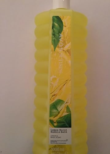 Avon Bubble Bath Badeschaum mit Zitrone & Basilikum, 1 L