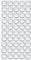 YAZANY 100Pcs Clear Rubber Feet, 6 * 2mm Self Adhesive Rubber Pads Sticky Dots, Non-Slip Cabinet Stoppers, for Furniture Drawer Doors Cutting Boards Small Appliances Electronic Products