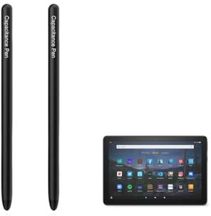 Stylus Pen for AMZ Fire Max 11 & AMZ Fire HD 10 Tablets Pen (2 pcs Black)