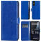 32nd Book Wallet PU Leather Case Cover for Sony Xperia 10 VI (2024), Flip Case With RFID Blocking Card Slots, Magnetic Closure and Built In Stand - Deep Blue