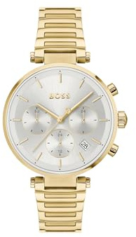 BOSS Multi Zifferblatt Quarz Uhr für Damen Kollektion Majesty Sport mit Edelstahl- oder Lederarmband