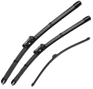 Auto Scheibenwischer RHD LHD 24+20+13 Wischer Vorne Hinten Wischerblätter Set Für A-udi Q5 2008-2017 Windschutzscheibe Windschutzscheibe Fenster(Left hand drive)