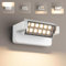 Aipsun 24W LED applique da esterno per interni, lampada da esterno a parete con pannello orientabile a 350° Applique da esterno per garage terrazza balcone, IP65, Bianco, 1500 lumen, 3000K