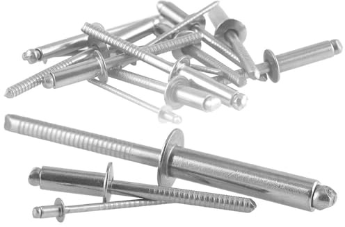 25 Stück Blindnieten 6,4x18 mit Flachkopf Edelstahl A2 DIN 7337 / ISO 15983 Popnieten WIBTEC®