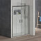 Mampara de Ducha Corredera de Vidrio Templado | Antical Transparente 6 mm | Cierre Magnético | Perfil de Aluminio | Fácil Instalación | Diseño Moderno (160)