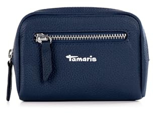 Tamaris Leder Schlüsselmäppchen Amanda Wallet Blue dunkelblau