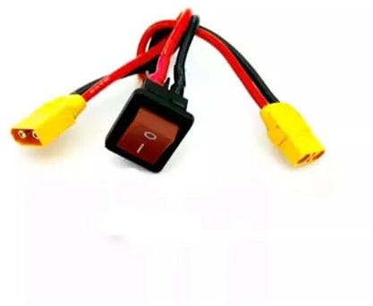 1 STÜCKE Plug Power On-Off Elektronische Schalter for XT60 XT90 RC Drone UAV Batterie ESC Verbindung(XT90)