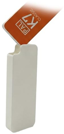 Protective Hard Case for K7 Classic Colour Chart Fan Deck Holder, Durable Plastic, Paint Swatch Storage, White, 1 Pack