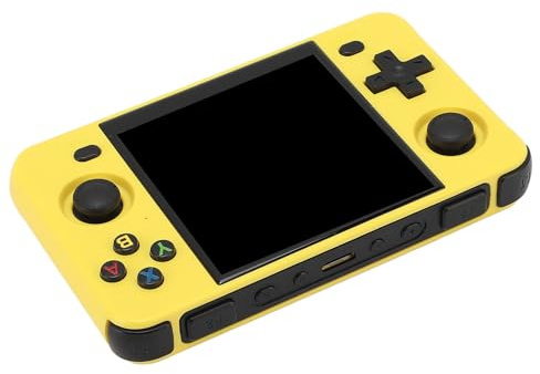SUNGOOYUE Console de Jeu Rétro Portable R40S, écran IPS 4 Pouces, Lecteur de Jeu Open Source 720 X 720 avec Batterie 4000 MAh, pour Jeux MD MAME CPS SMD (16G et 64G)