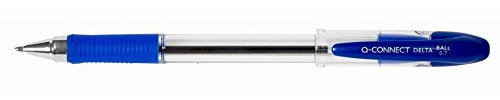Q-Connect KF00376 Gelschreiber Kugelschreiber Delta M blau