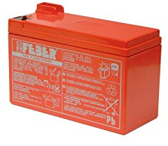 Feber - 800003105 - Vélo et Véhicule pour Enfant- Batterie 12 V - 7,2 Ah