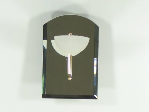 Dapo Spiegel Wandleuchte Viereck Wandlampe Leuchte inklusive Leuchtmittel