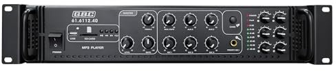 AMPLIFICATORE PROFESSIONALE 100V / 180W A 6 ZONE CON MP3 61611240