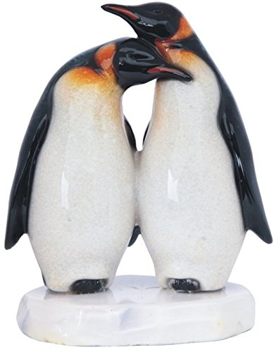StealStreet ss-g-54392 Pinguin Paar Deko Figur, 16,5 cm weiß/schwarz